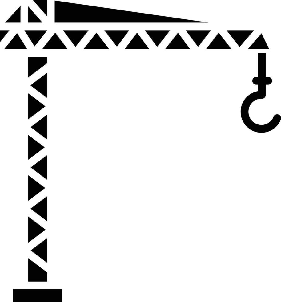 Office building solid and glyph vector illustration