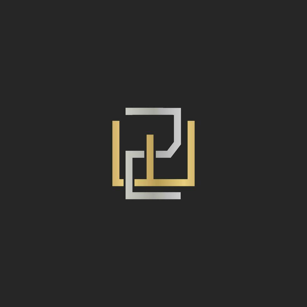 Alphabet letters Initials Monogram logo WZ, ZW, Z and W vector