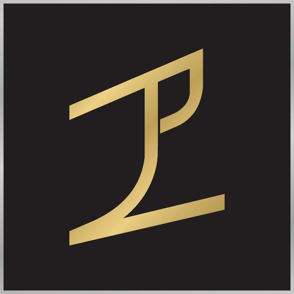 ZP, PZ, P and Z Abstract initial monogram letter alphabet logo design vector