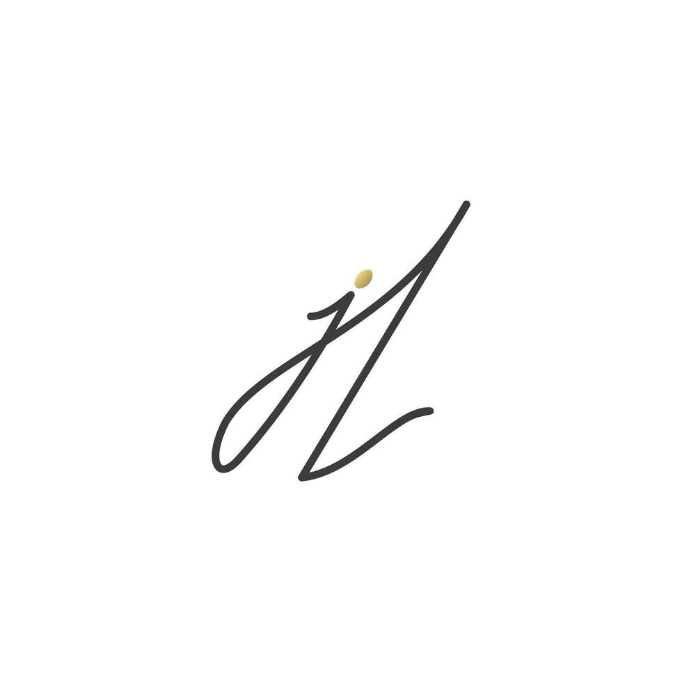 Alphabet letters Initials Monogram logo ZJ, JZ, Z and J vector