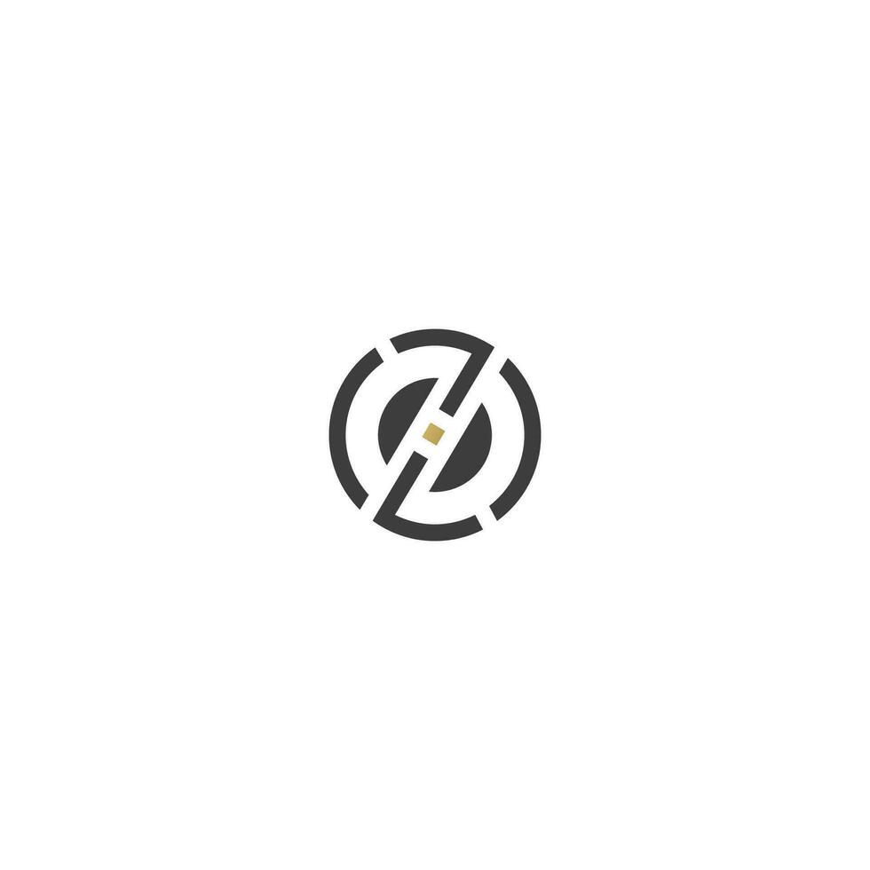 IZ, ZI, I AND Z Abstract initial monogram letter alphabet logo design vector