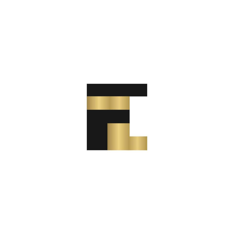 Alphabet letters Initials Monogram logo FZ, ZF, F and Z vector
