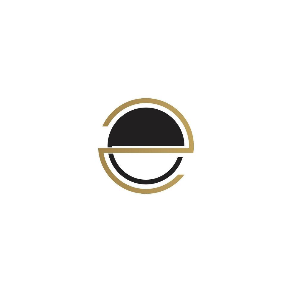 Alphabet letters Initials Monogram logo EZ, ZE, E and Z vector