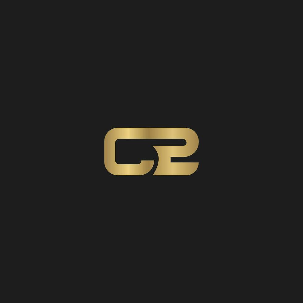 CZ, ZC, C AND Z Abstract initial monogram letter alphabet logo design vector