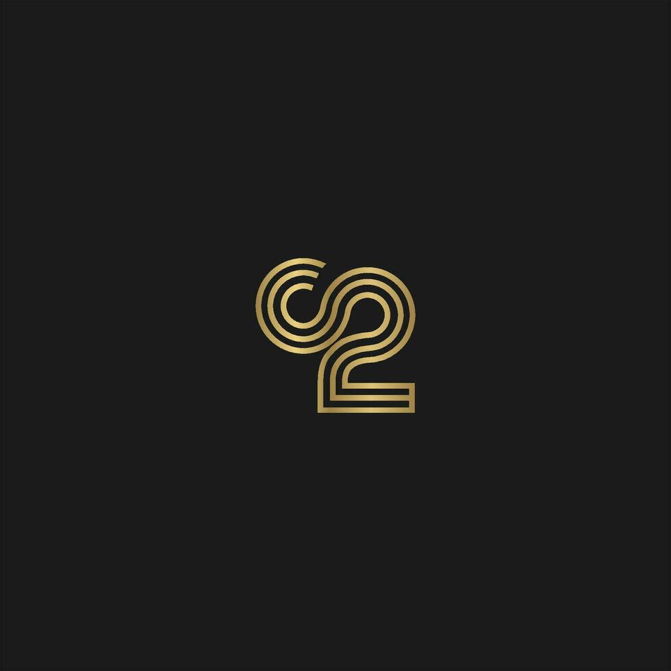 CZ, ZC, C AND Z Abstract initial monogram letter alphabet logo design vector