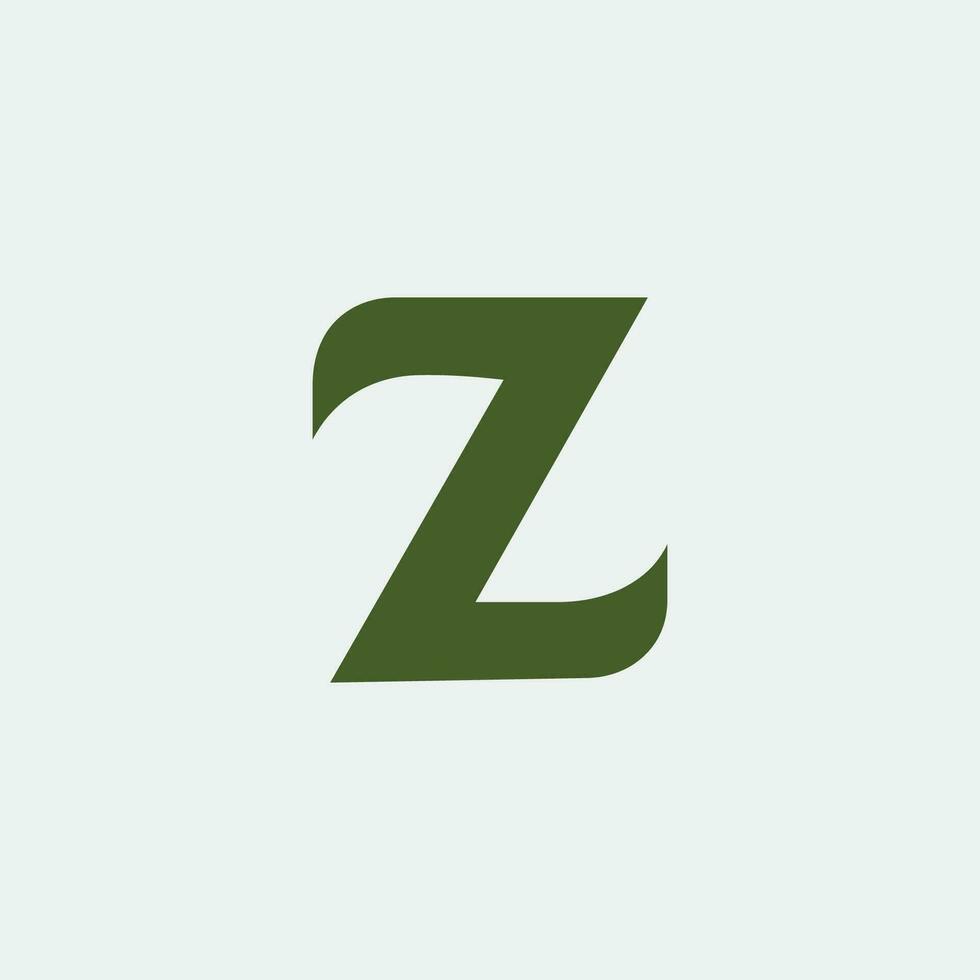 z letra logo diseño.z inicial establecido alfabeto icono logo diseño vector