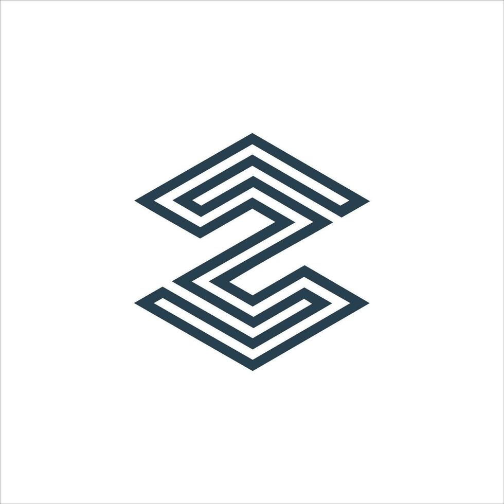 z letra logo diseño.z inicial establecido alfabeto icono logo diseño vector