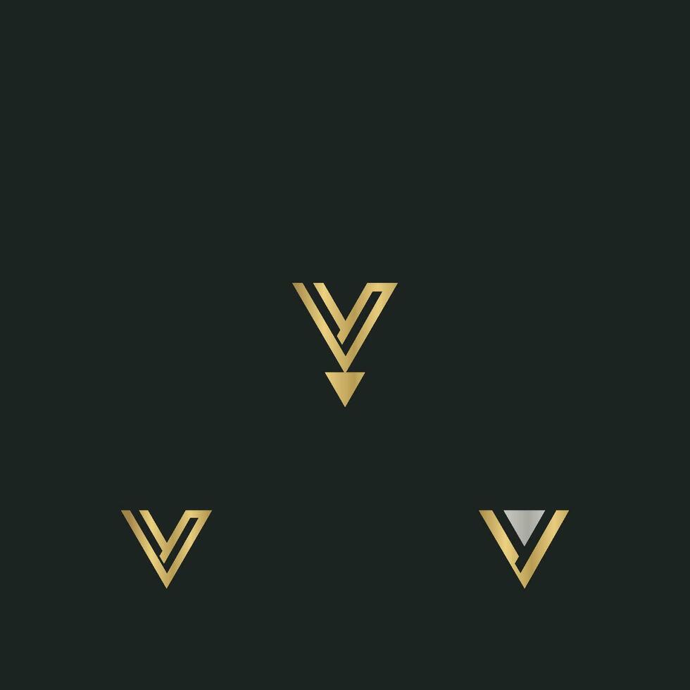 vy, yv, v y y resumen inicial monograma letra alfabeto logo diseño vector