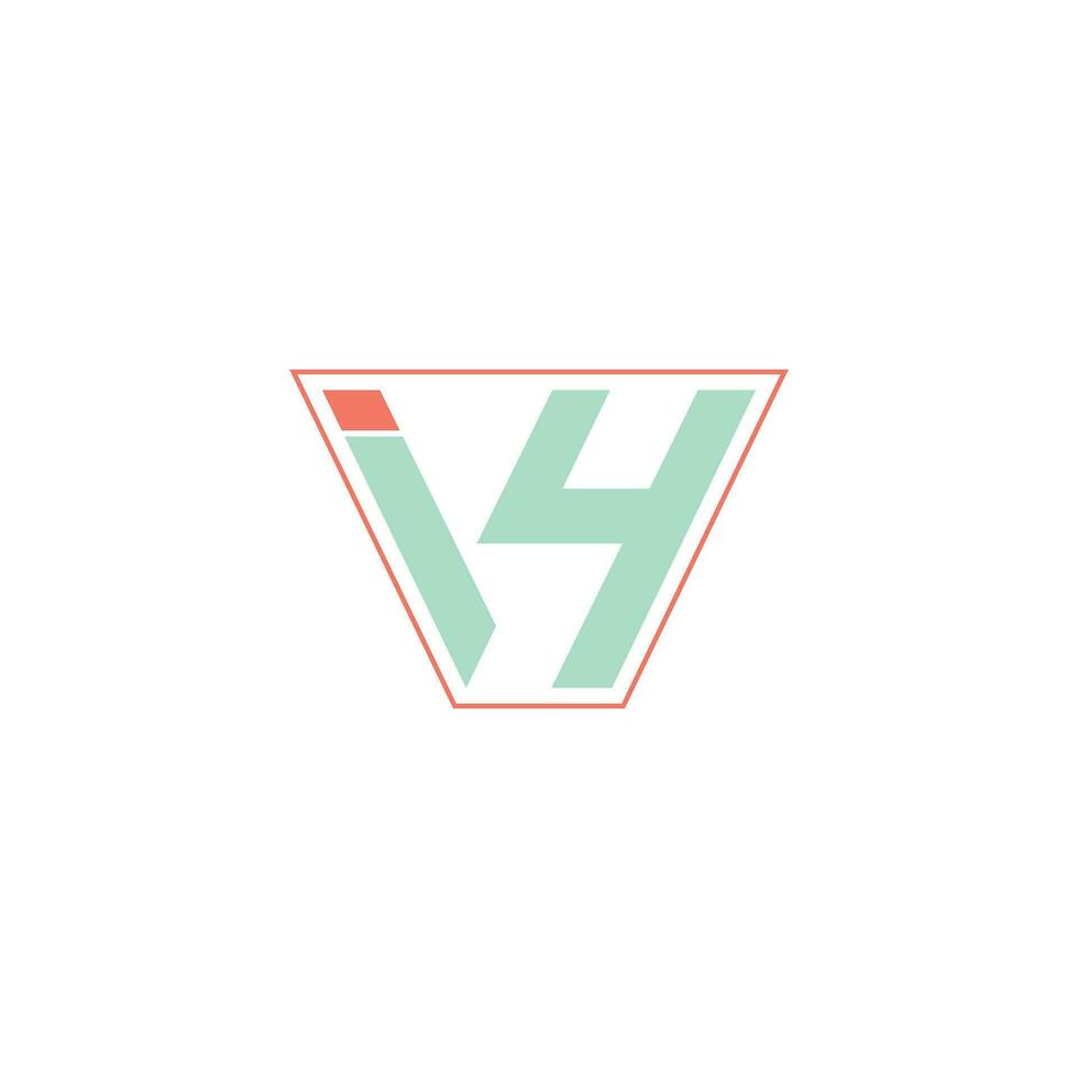 Alphabet letters Initials Monogram logo YI, IY, Y and I vector