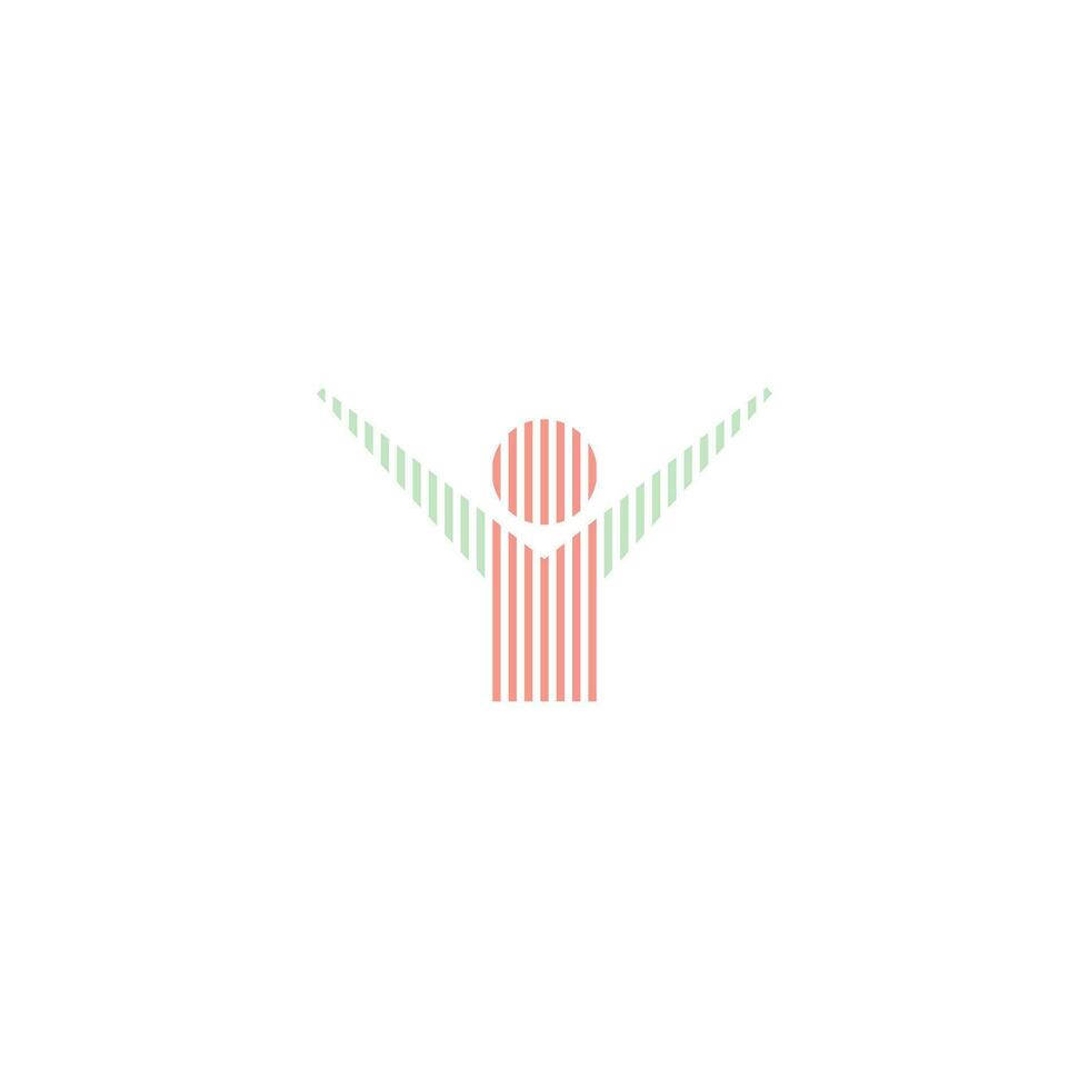 Alphabet letters Initials Monogram logo YI, IY, Y and I vector
