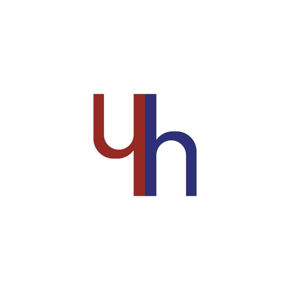 yh and hy letter logo design.yh,hy initial based alphybet icon logo design vector