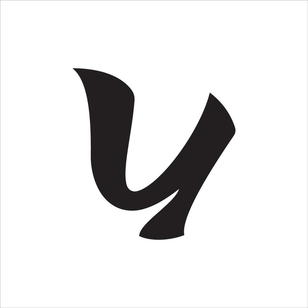 Initial letter y logo vector design template