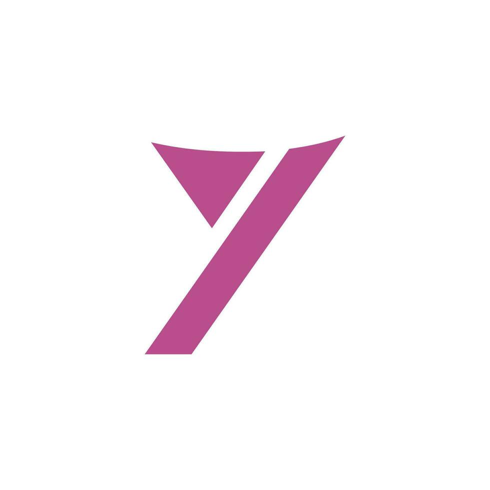 Initial letter y logo vector design template
