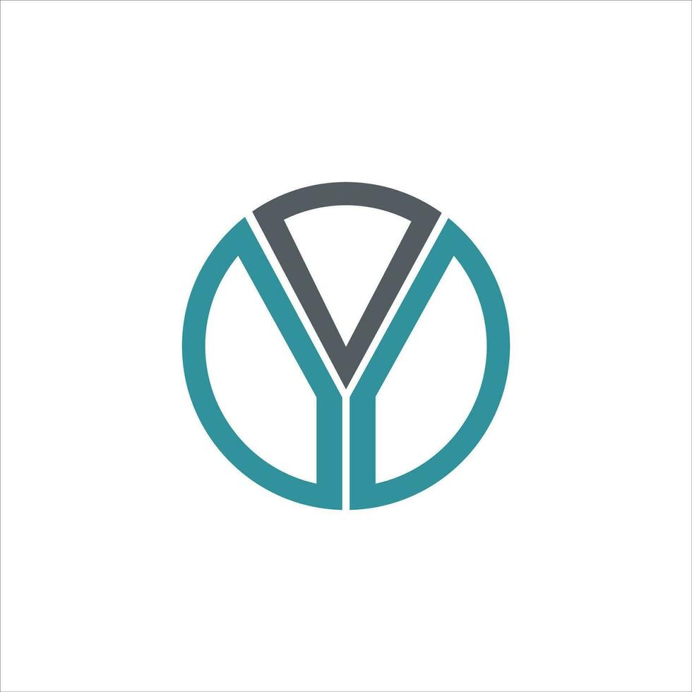 Initial letter y logo vector design template