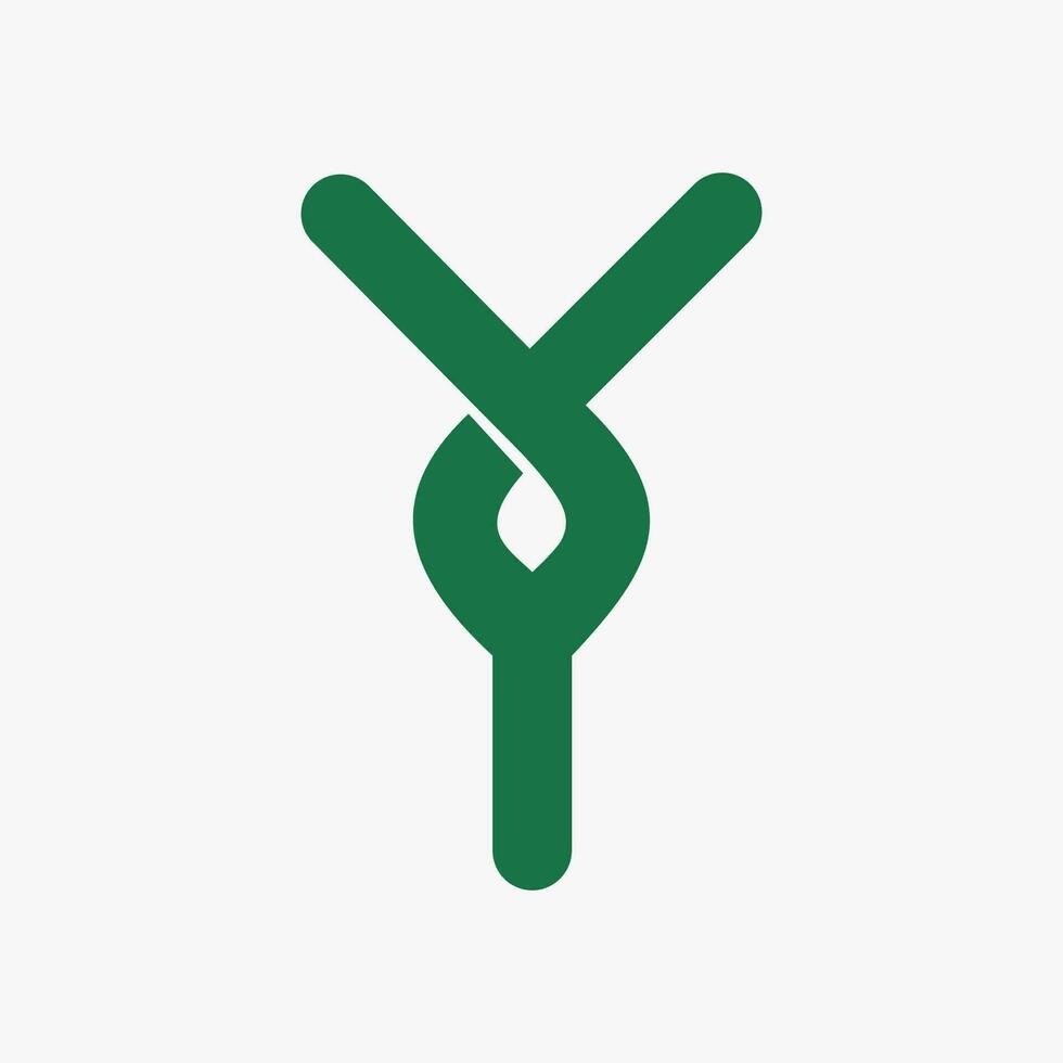 Initial letter y logo vector design template