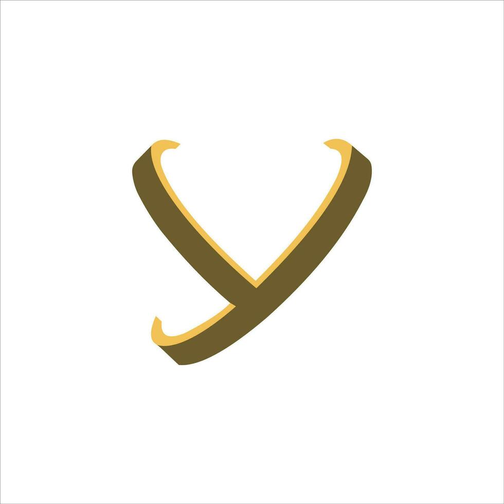Initial letter y logo vector design template