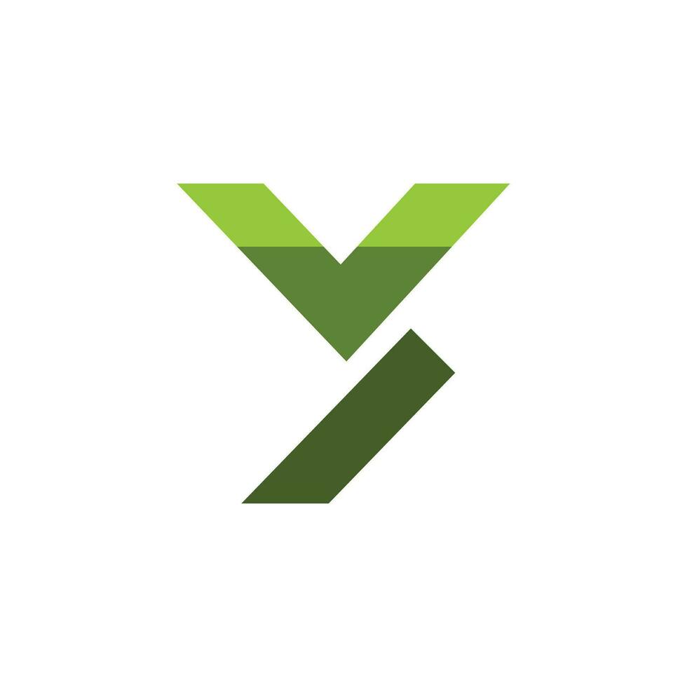 Initial letter y logo vector design template