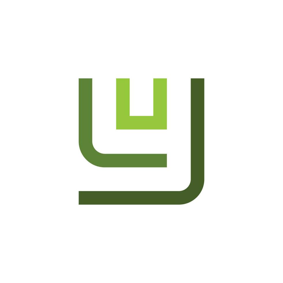 Initial letter y logo vector design template