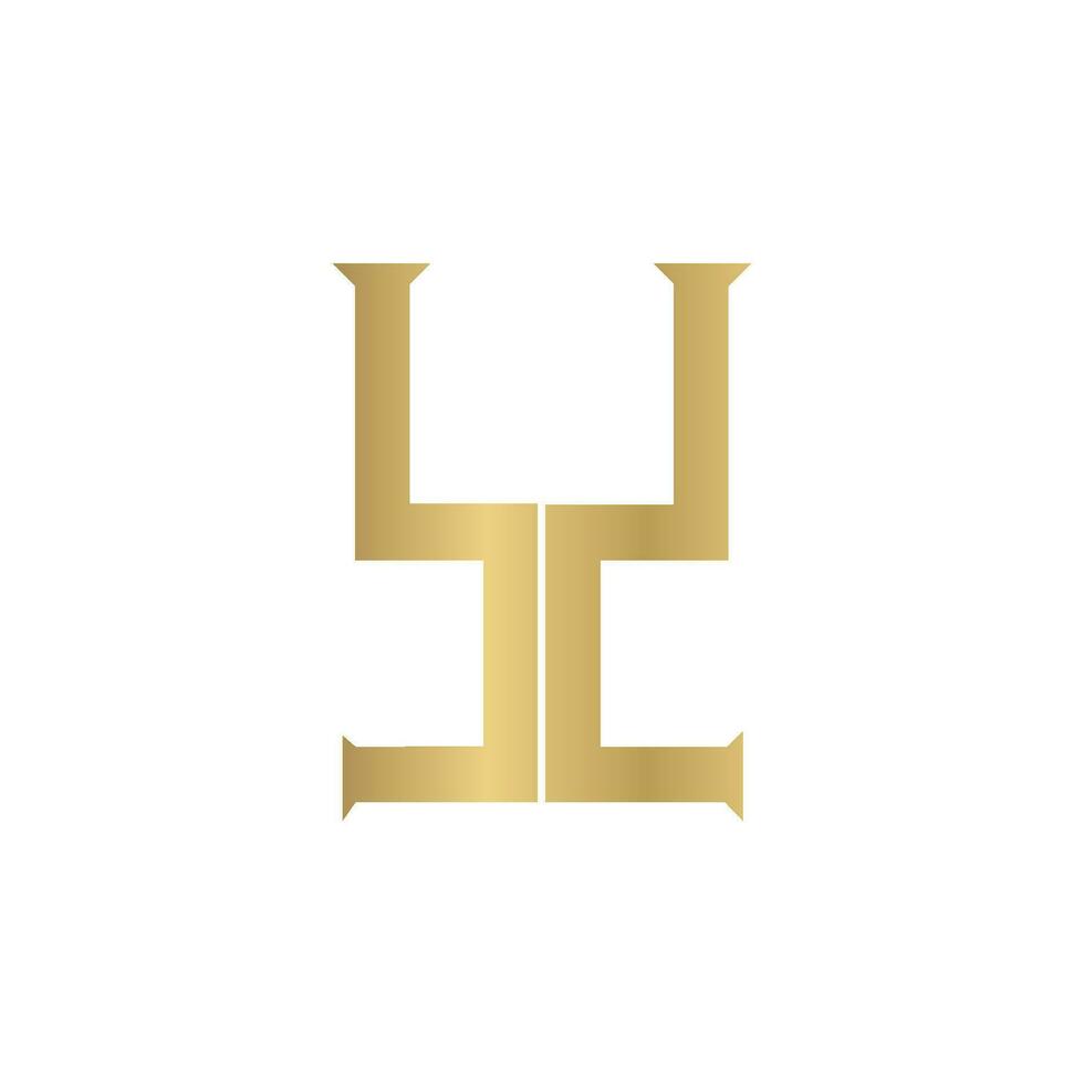 YX, XY, X AND Y Abstract initial monogram letter alphabet logo design vector