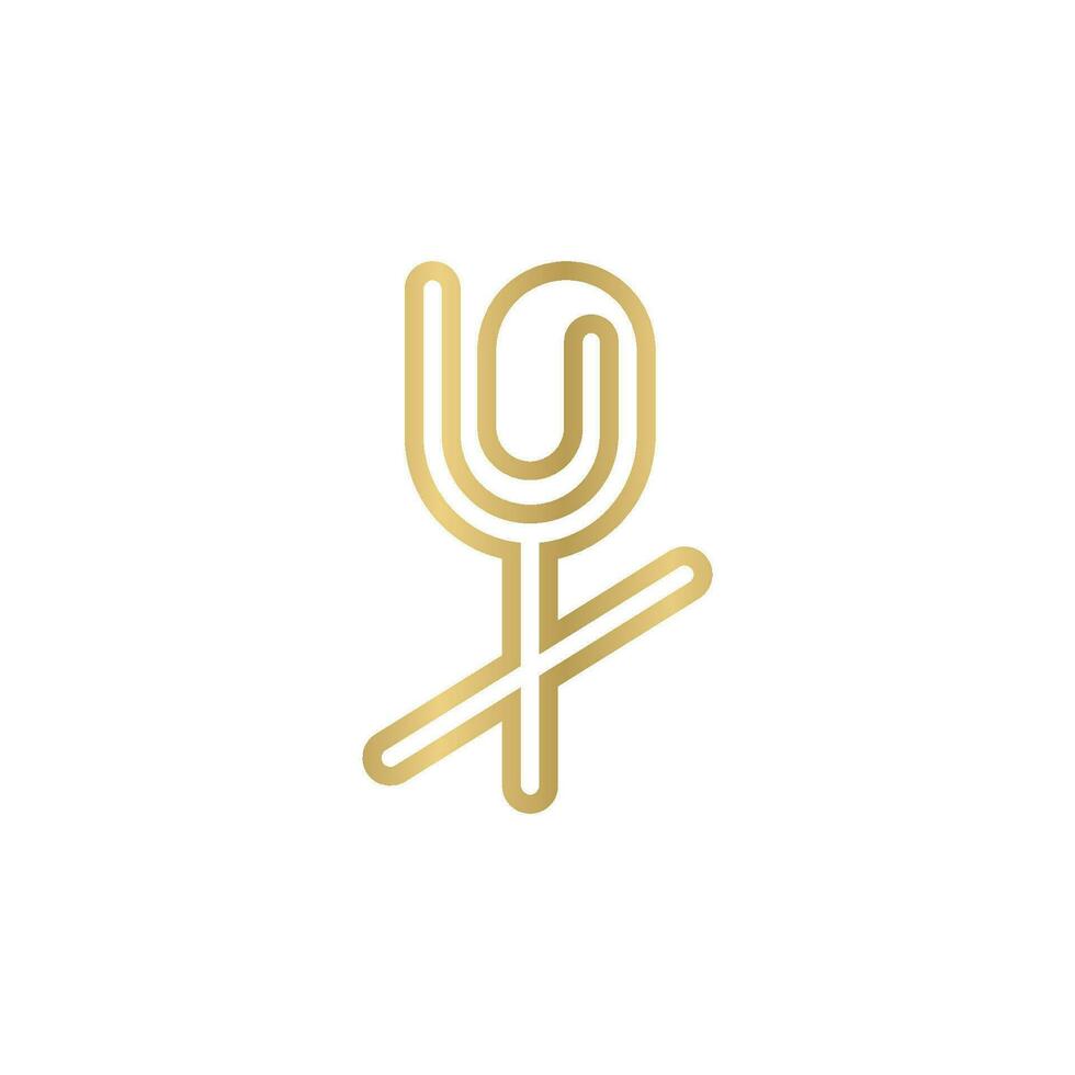 YX, XY, X AND Y Abstract initial monogram letter alphabet logo design vector
