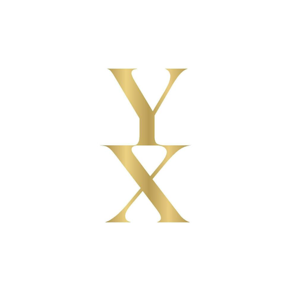 YX, XY, X AND Y Abstract initial monogram letter alphabet logo design vector