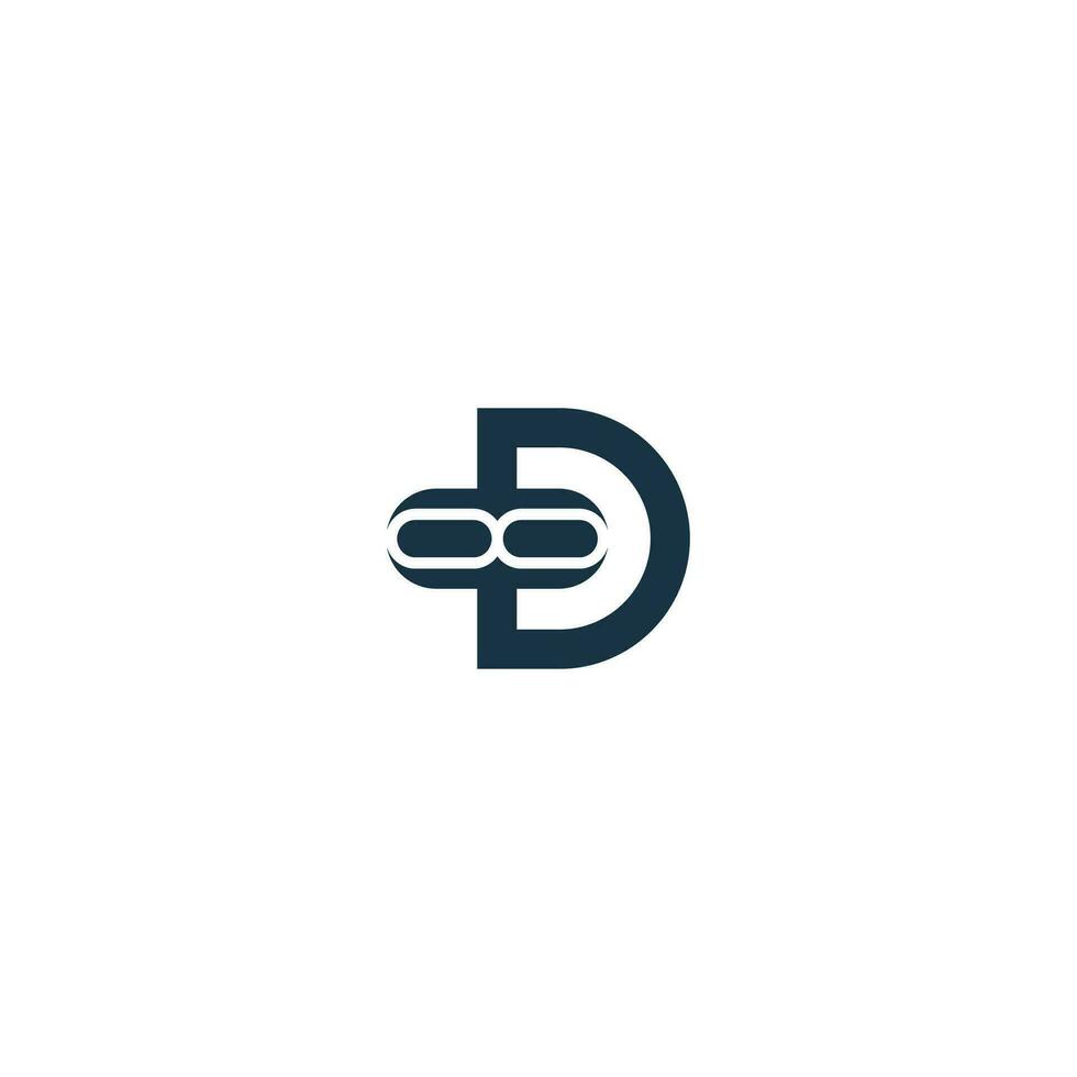 DX, XD, D AND X Abstract initial monogram letter alphabet logo design vector