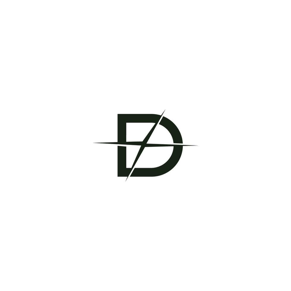 DX, XD, D AND X Abstract initial monogram letter alphabet logo design vector