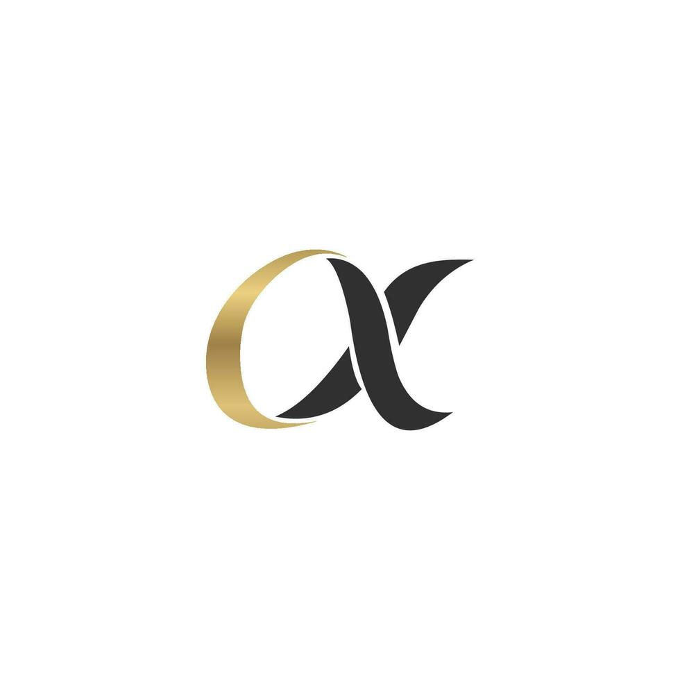 Alphabet letters Initials Monogram logo XC, CX, X and C vector