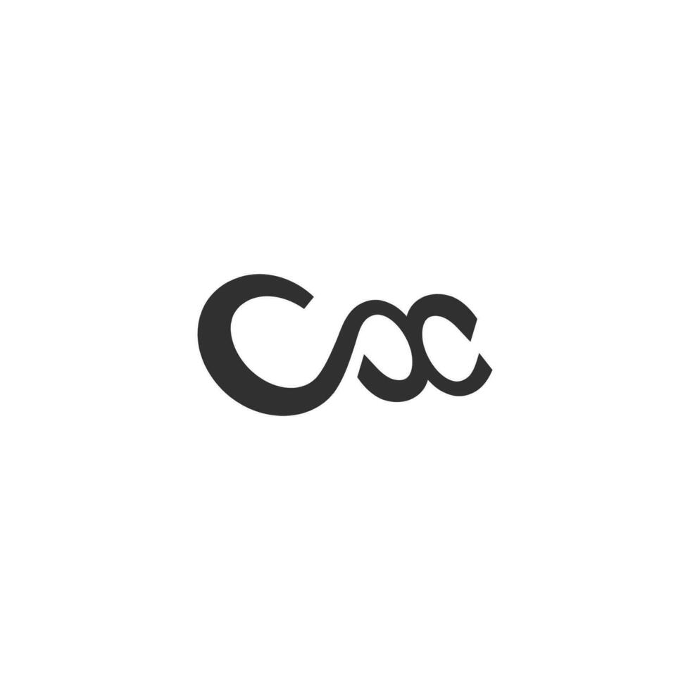 Alphabet letters Initials Monogram logo XC, CX, X and C vector