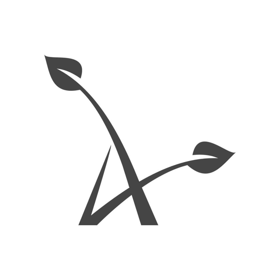 AX, XA, A AND X Abstract initial monogram letter alphabet logo design vector