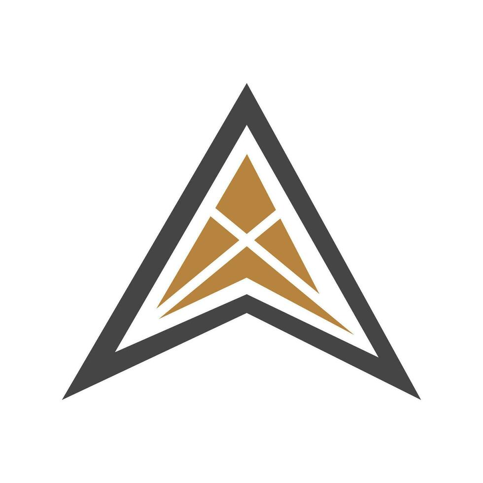 AX, XA, A AND X Abstract initial monogram letter alphabet logo design vector