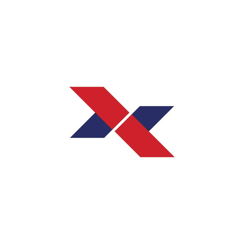 Initial letter x logo design template vector