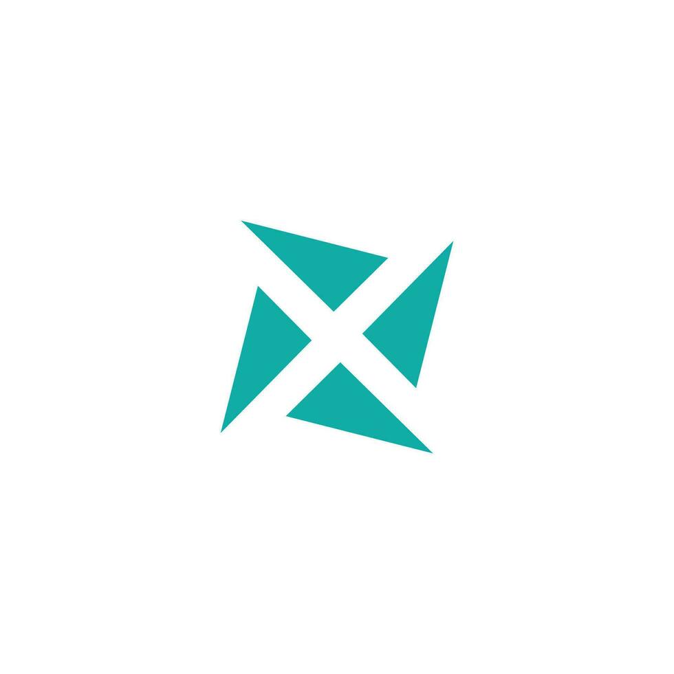 Initial letter x logo design template vector