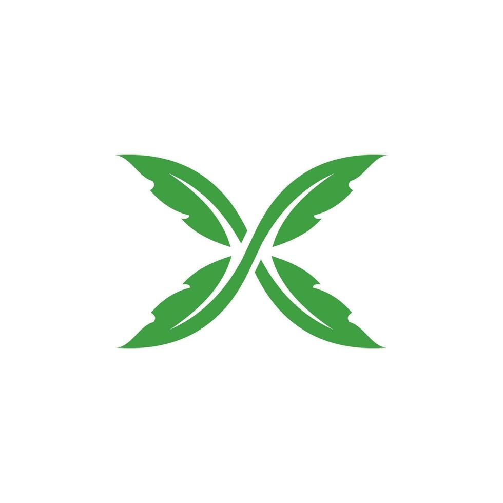 plantilla de diseño de logotipo de letra inicial x vector