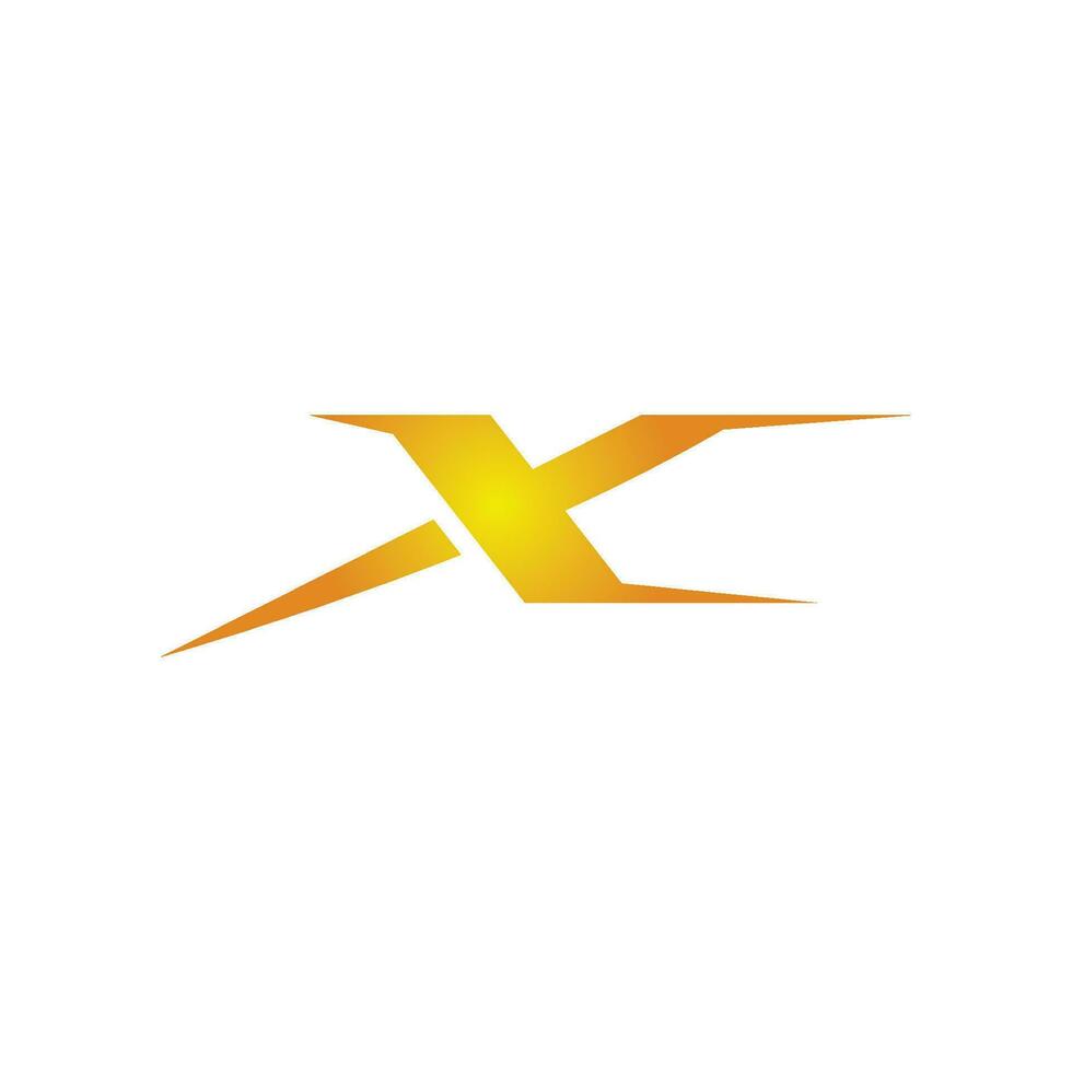 Initial letter x logo design template vector