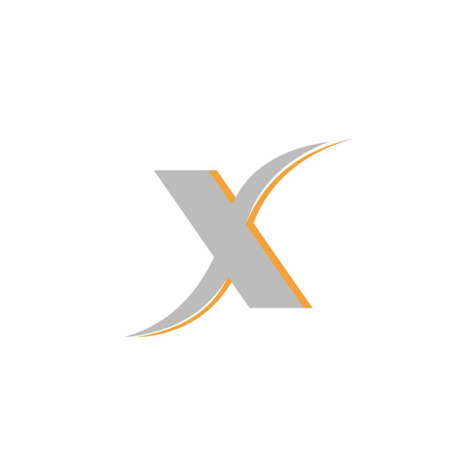 Initial letter x logo design template vector