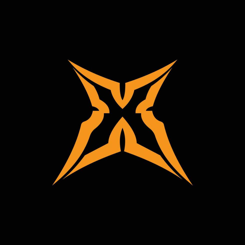 Initial letter x logo design template vector