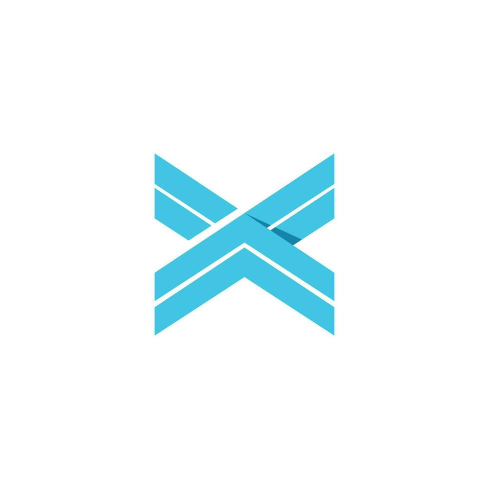 Initial letter x logo design template vector