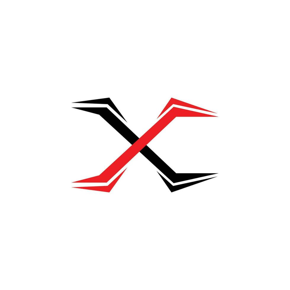 Initial letter x logo design template vector