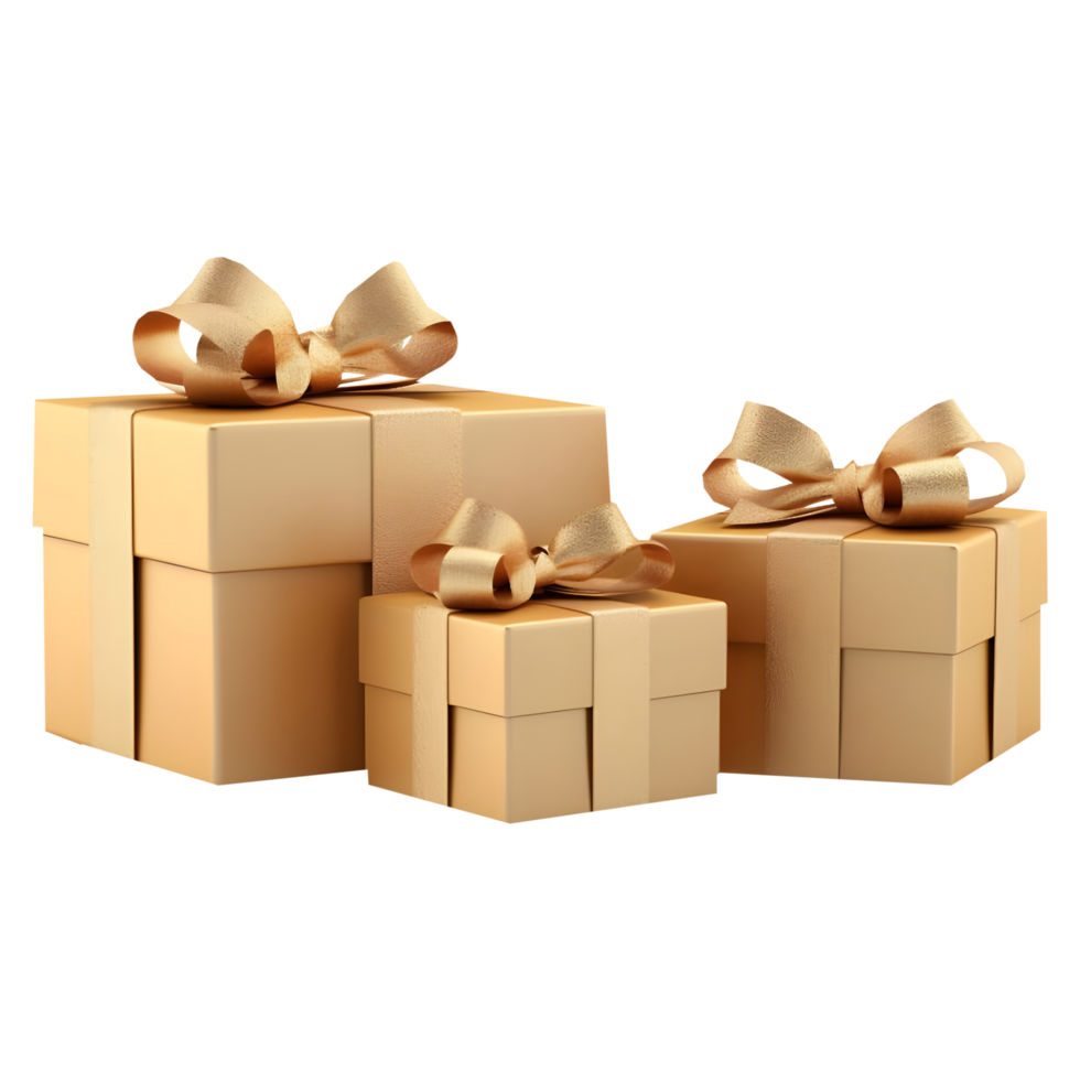 AI generated Gift Box on Transparent background - Ai Generated png