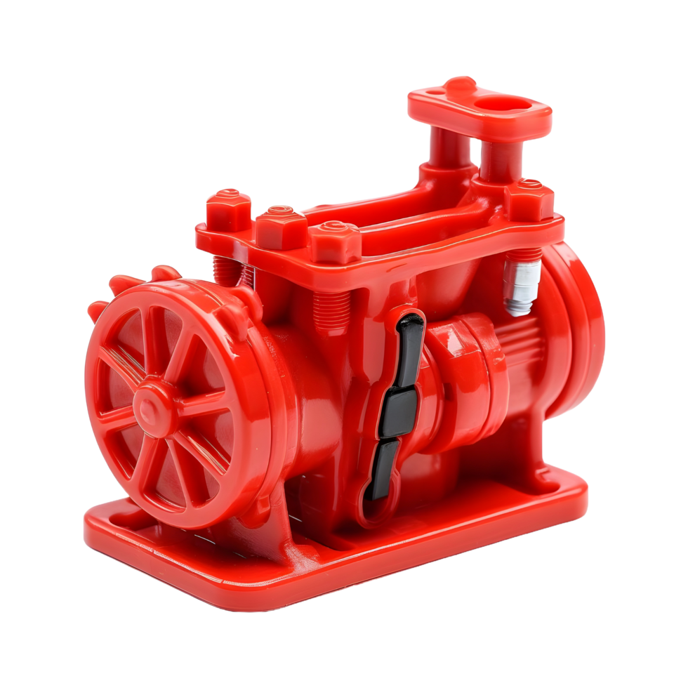 AI generated Water Pumping Machine on Transparent background - Ai Generated png