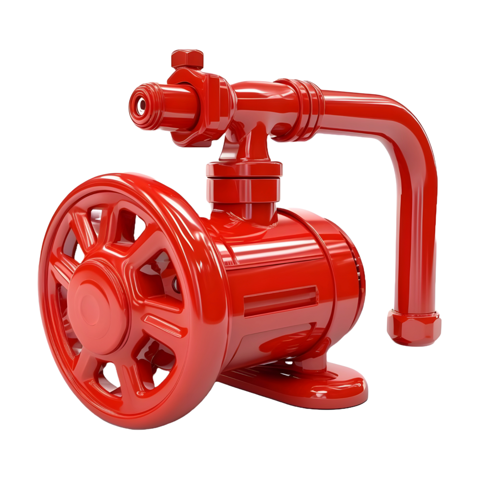 AI generated Water Pumping Machine on Transparent background - Ai Generated png