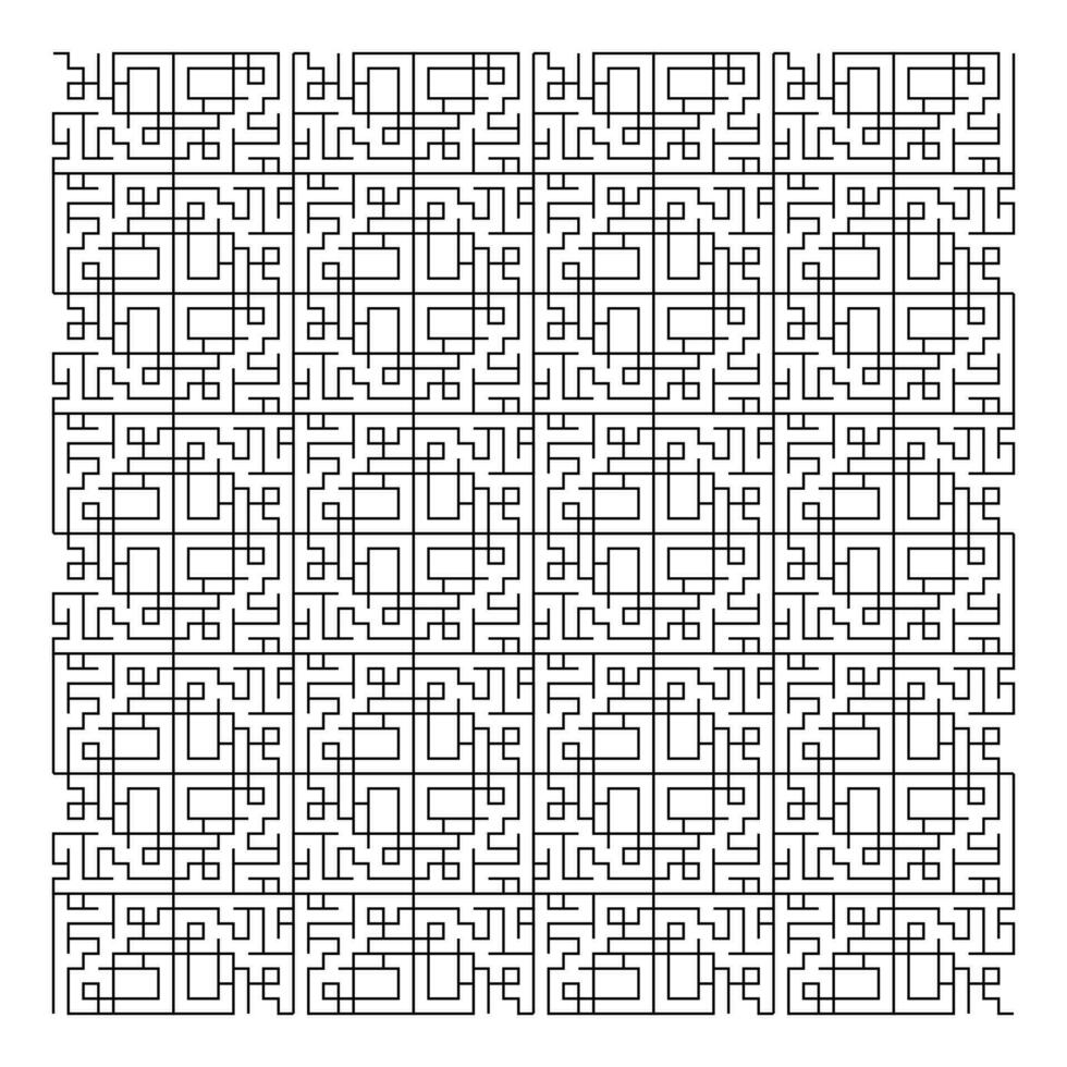 Maze puzzle game vector pattern