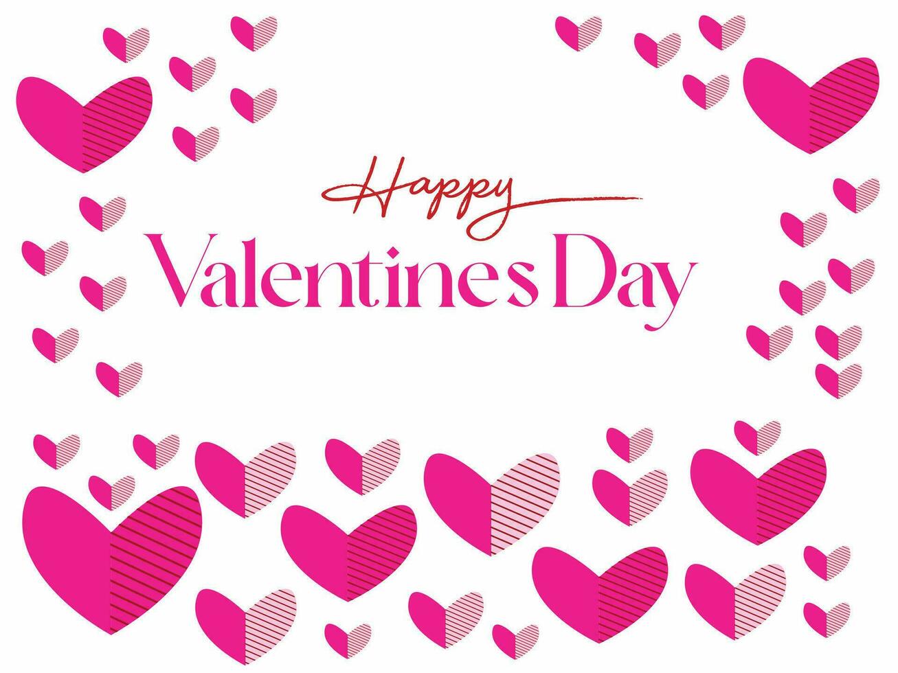 Happy Valentine's Day background vector