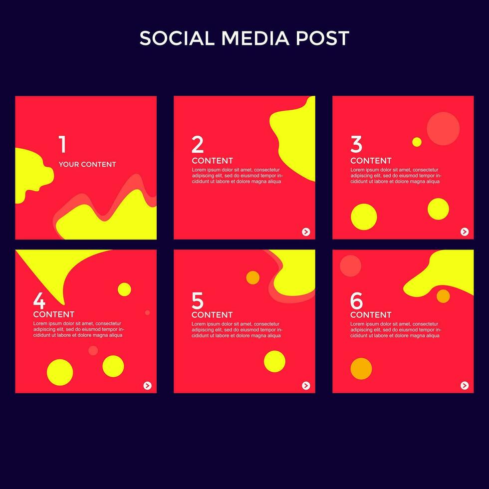 SET ABSTRACT SQUARE BACKGROUND WITH ORAGNIC SHAPES DESIGN PASTEL COLOR TEMPLATE VECTOR GOOD FOR SOCIAL MEDIA POST, COVER, POSTER, BROCHURE