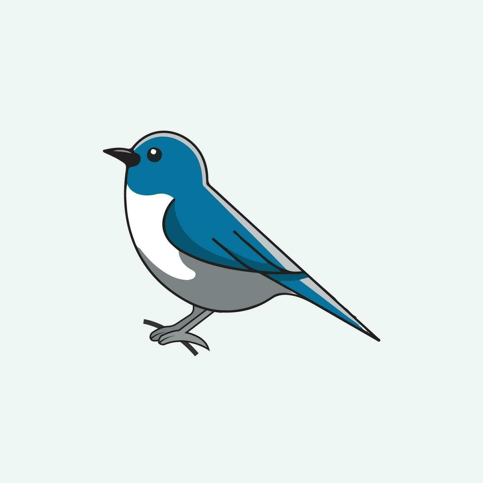 Bird vector illustration on a white background