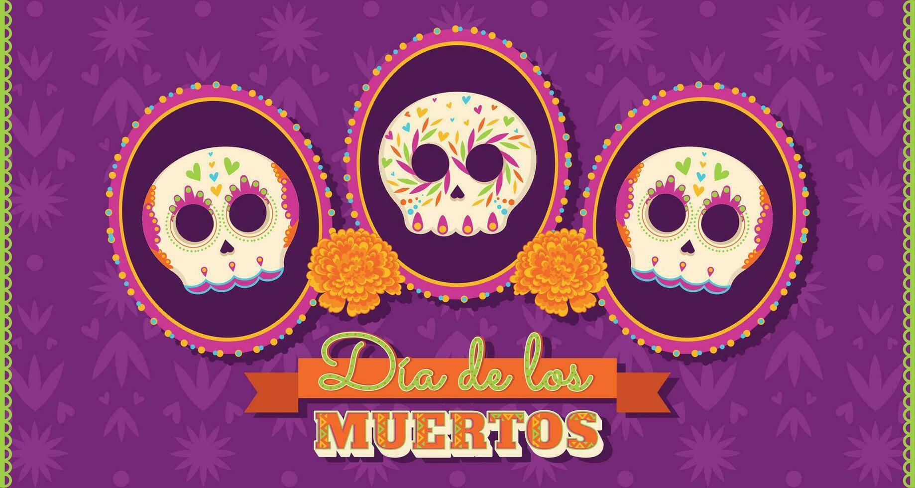 linda dia Delaware los muertos póster vector