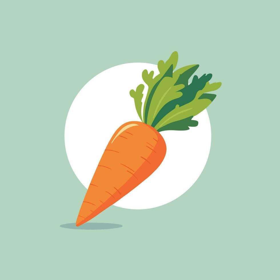 Cute carrot cartoon drawing vector