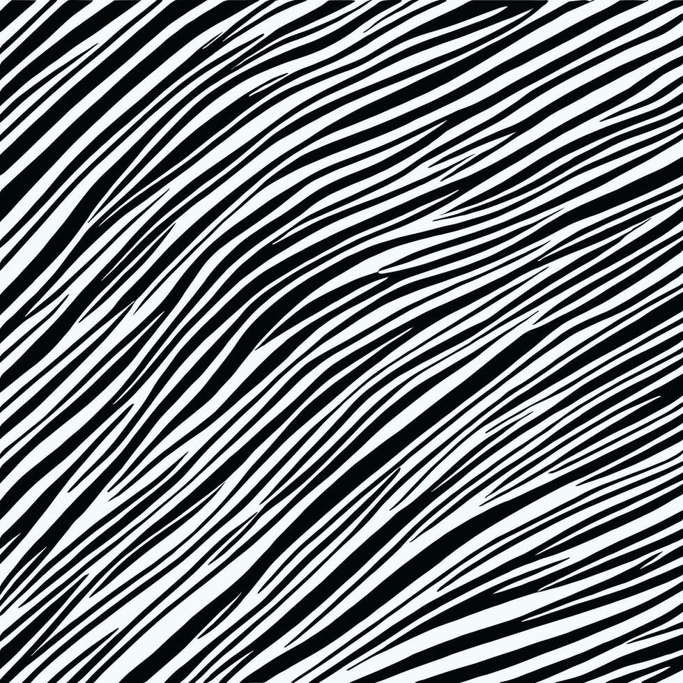 Zebra pattern striped line texture pattern illustration vector