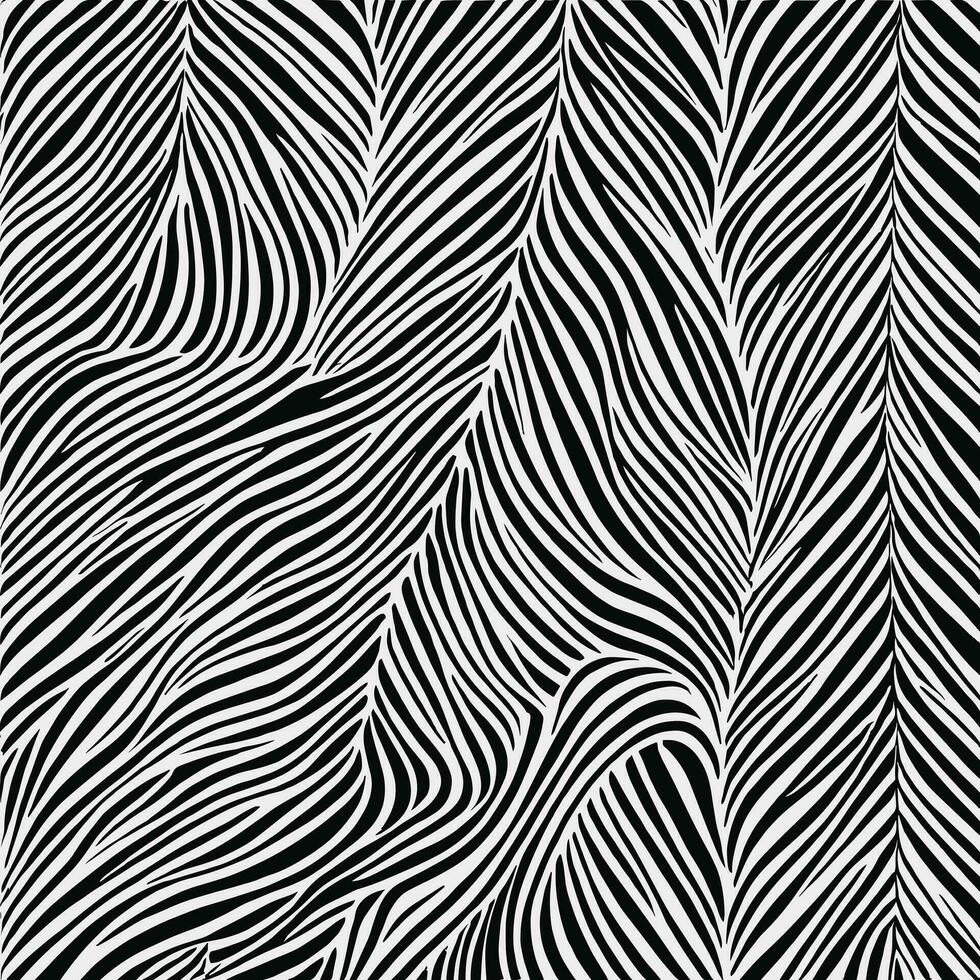 Zebra pattern striped line texture pattern illustration vector